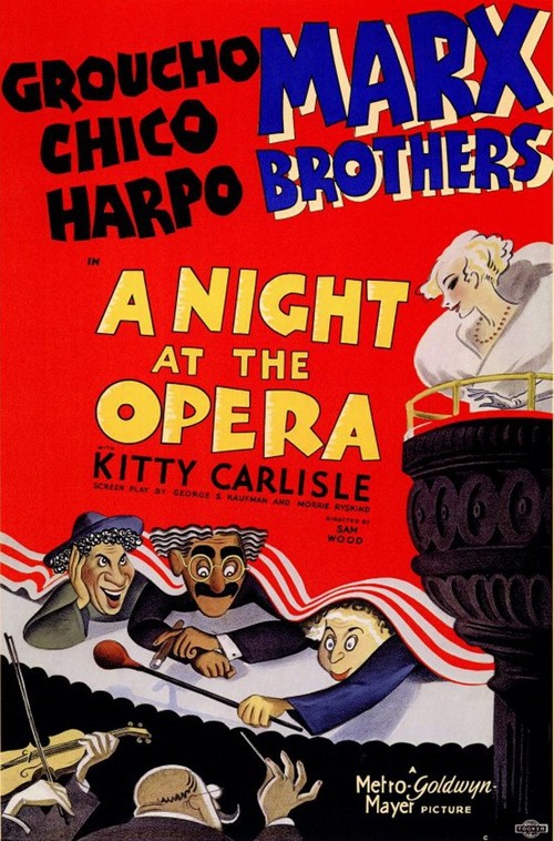 1935 A Night at the Opera movie poster