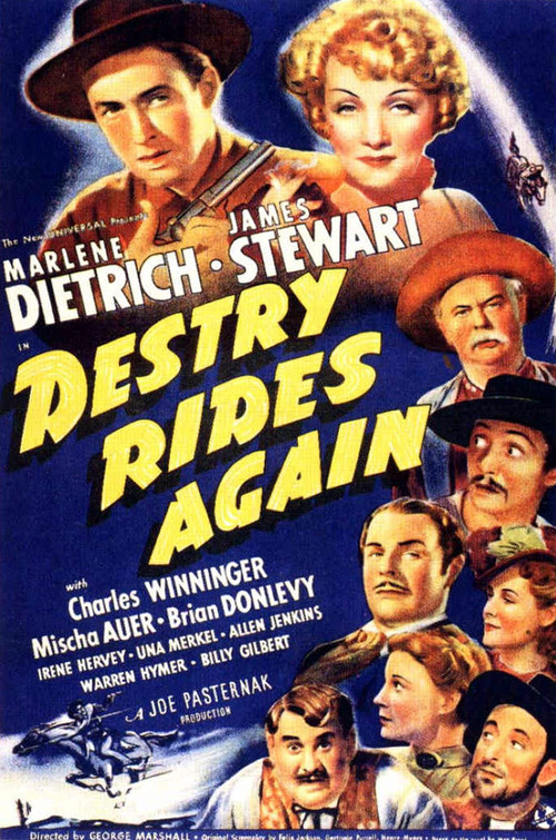1939 Destry Rides Again movie poster