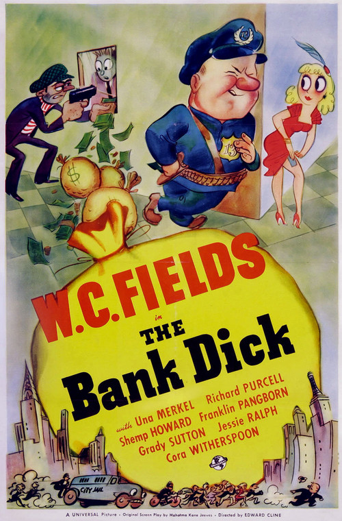 1940 The Bank Dick movie poster