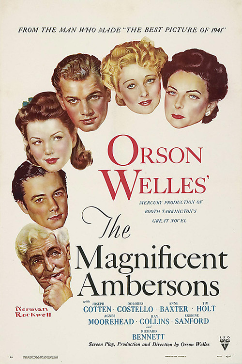 1942 The Magnificent Ambersons movie poster