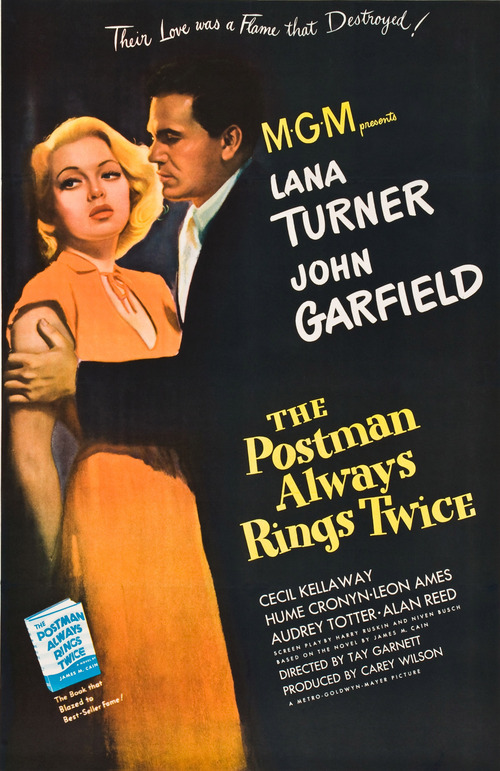 1946 The Postman Always Rings Twice movie poster