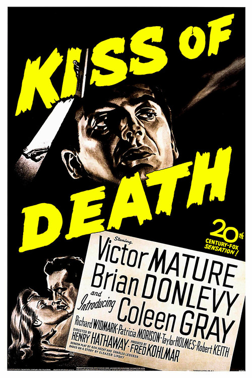 1947 Kiss of Death movie poster