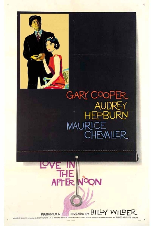 1957 Love in the Afternoon movie poster