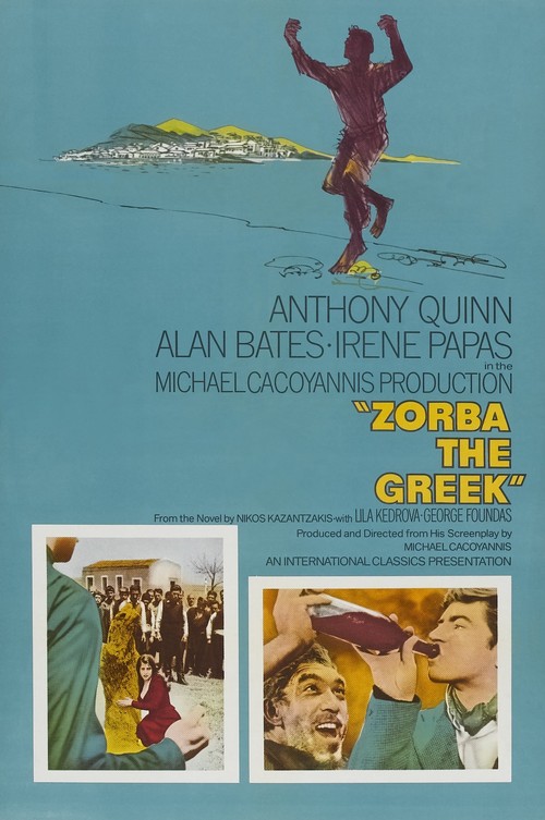 1964 Zorba the Greek movie poster