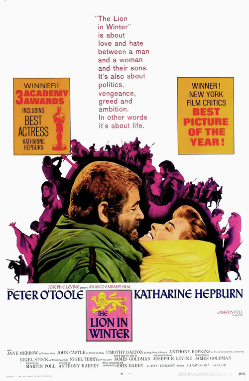 1968 The Lion in Winter movie poster
