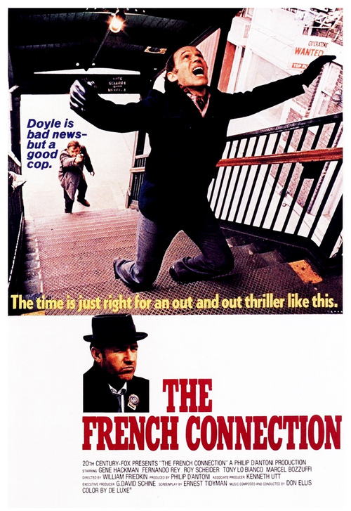 1971 The French Connection movie poster