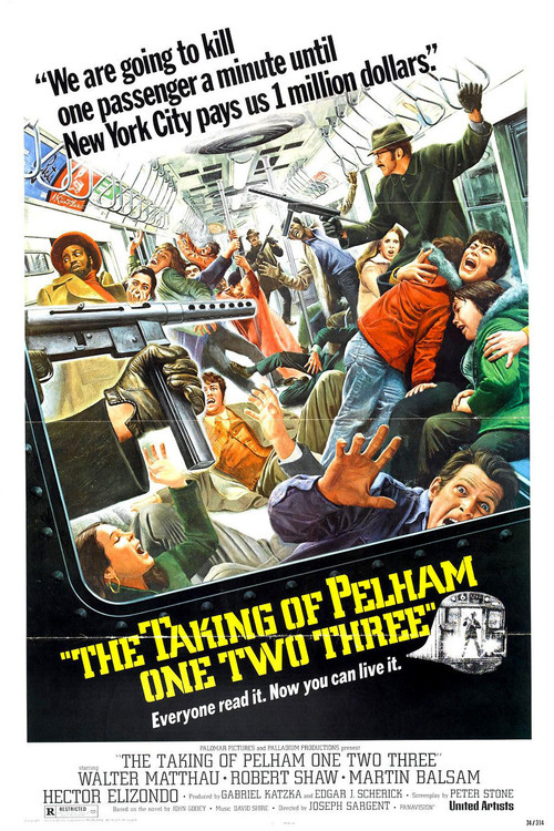 1974 The Taking of Pelham One Two Three movie poster