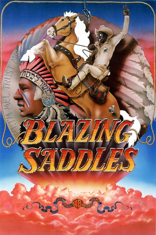 1974 Blazing Saddles movie poster