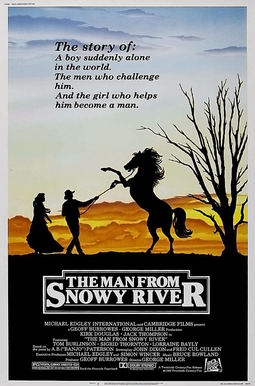 1982 The Man From Snowy River movie poster