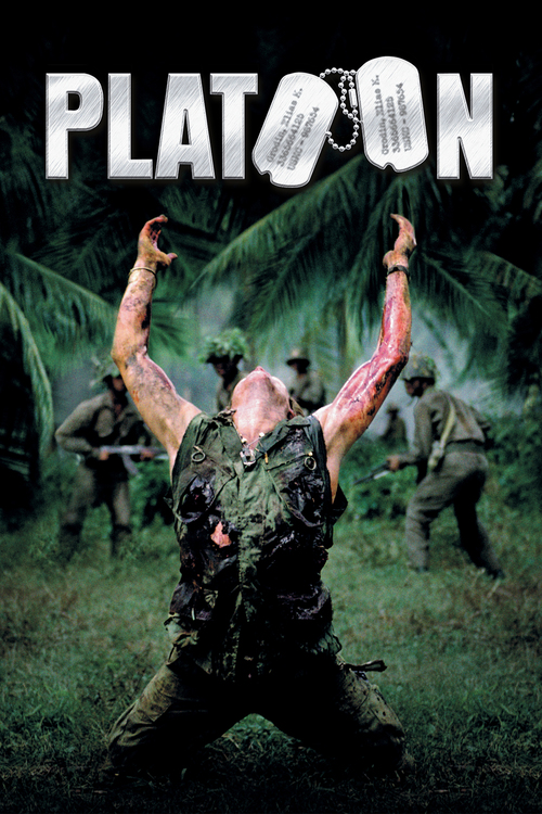 1986 Platoon movie poster