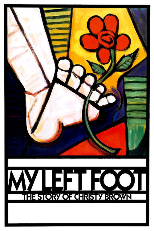 1989 My Left Foot movie poster