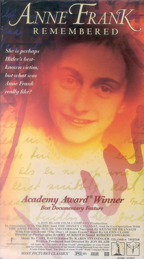 Anne Frank Remembered Poster