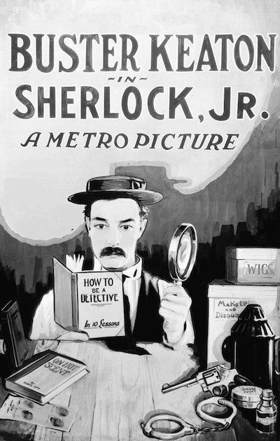 1924 Sherlock, Jr. movie poster