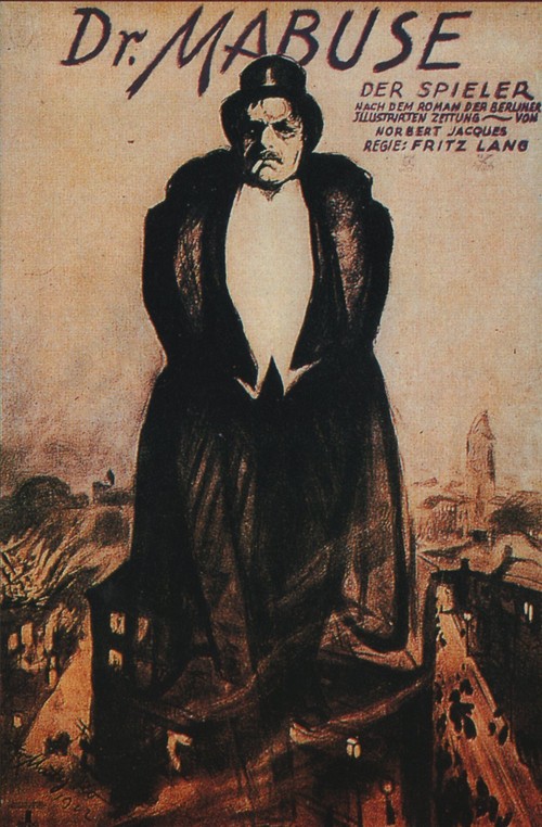 1922 Dr. Mabuse, the Gambler movie poster