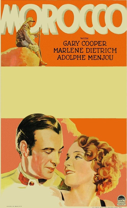 1930 Morocco movie poster