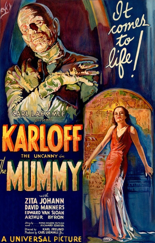 1932 The Mummy movie poster