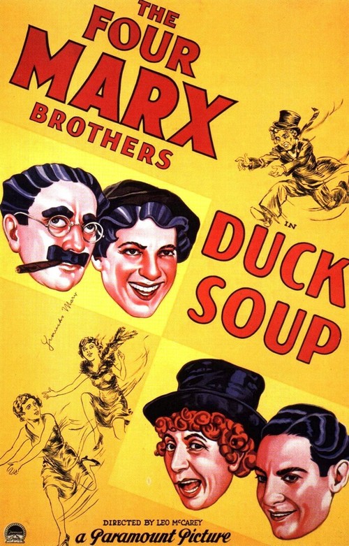 1933 Duck Soup movie poster