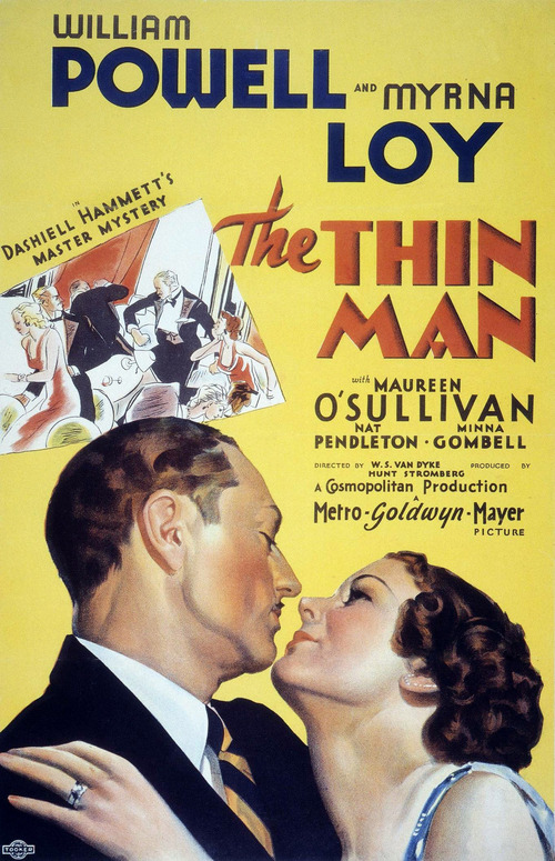 1934 The Thin Man movie poster