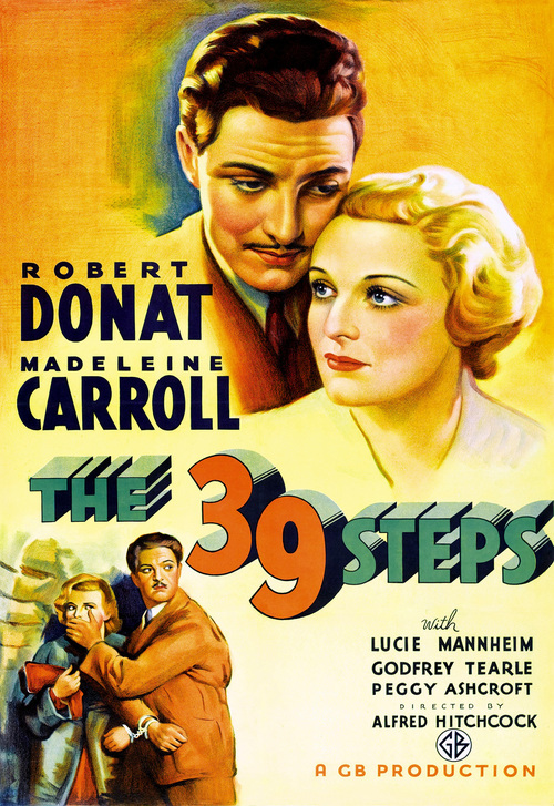 1935 The 39 Steps movie poster