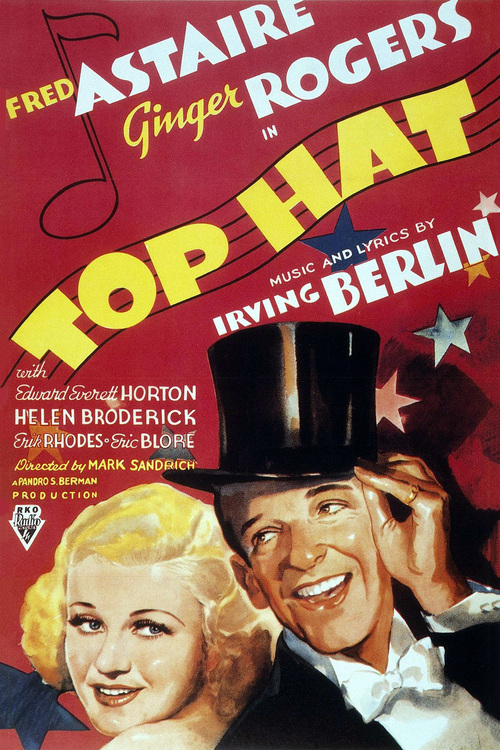 1935 Top Hat movie poster