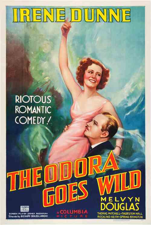 1936 Theodora Goes Wild movie poster