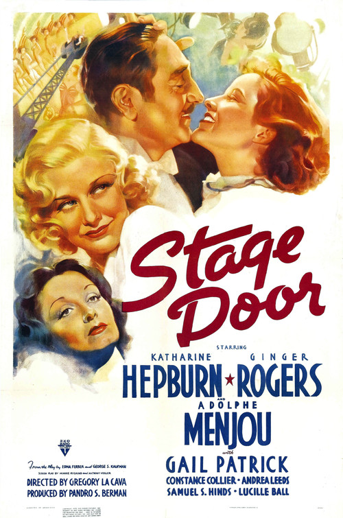 1937 Stage Door movie poster
