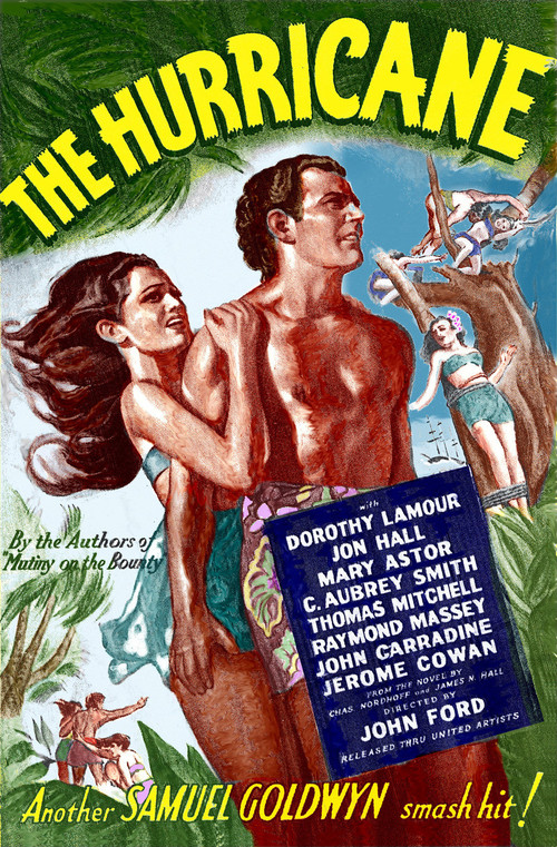 1937 The Hurricane movie poster