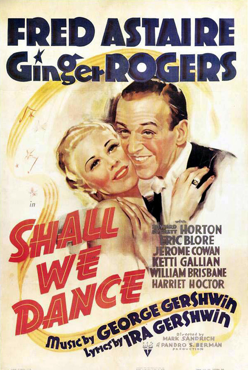 1937 Shall We Dance movie poster