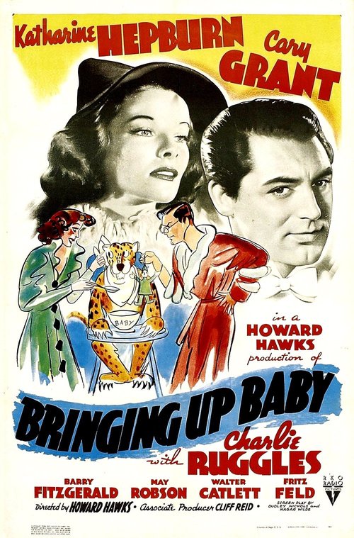 1938 Bringing Up Baby movie poster
