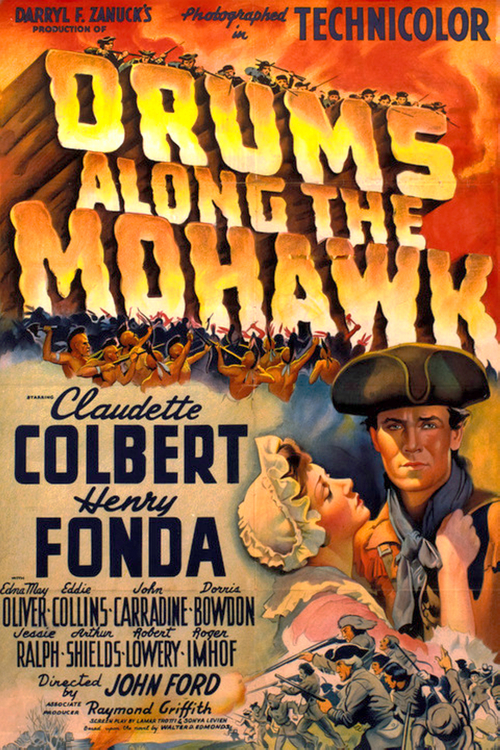1939 Drums Along the Mohawk movie poster