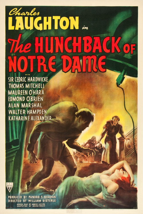 1939 The Hunchback of Notre Dame movie poster