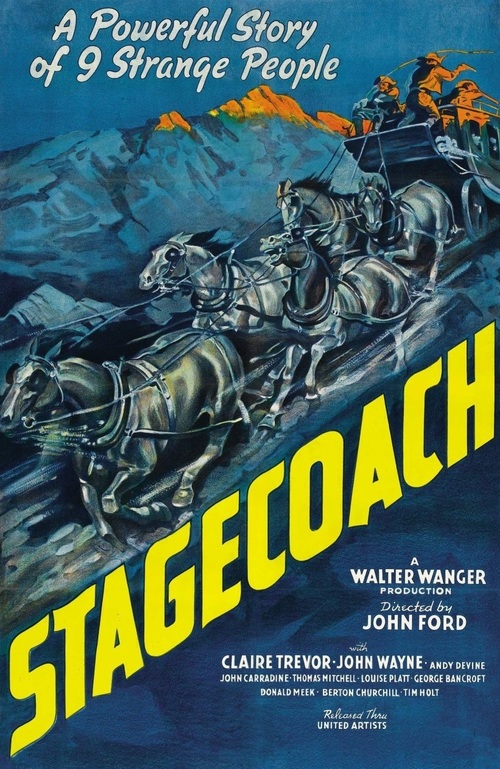 1939 Stagecoach movie poster