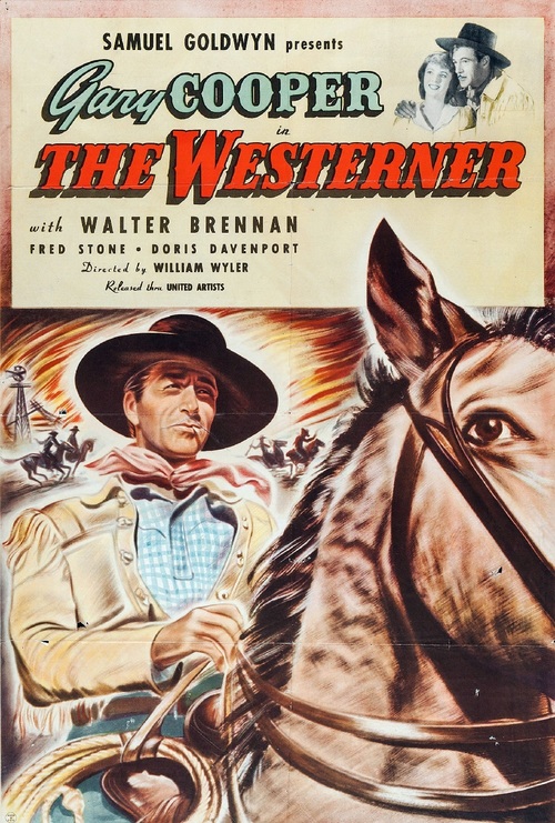 1940 The Westerner movie poster