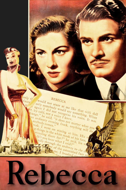 1940 Rebecca movie poster