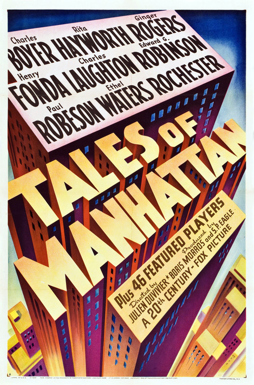 1942 Tales of Manhattan movie poster