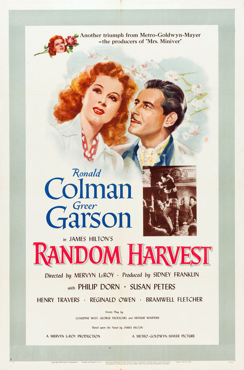 1942 Random Harvest movie poster