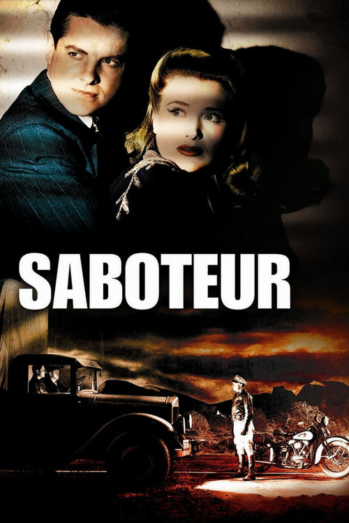 1942 Saboteur movie poster