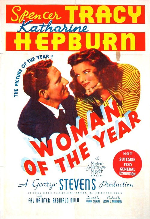 1942 Woman of the Year movie poster
