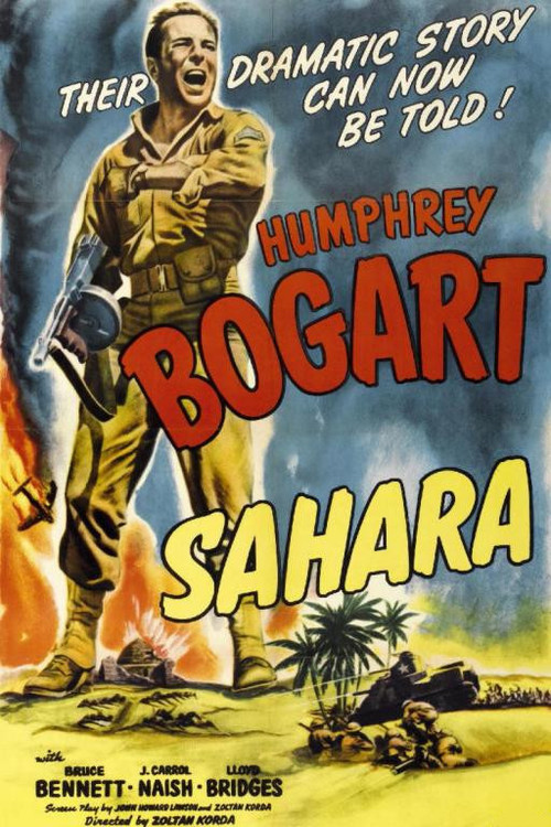 1943 Sahara movie poster