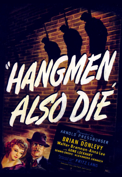 1943 Hangmen Also Die movie poster