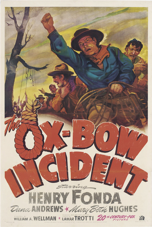 1943 The Ox-Bow Incident movie poster