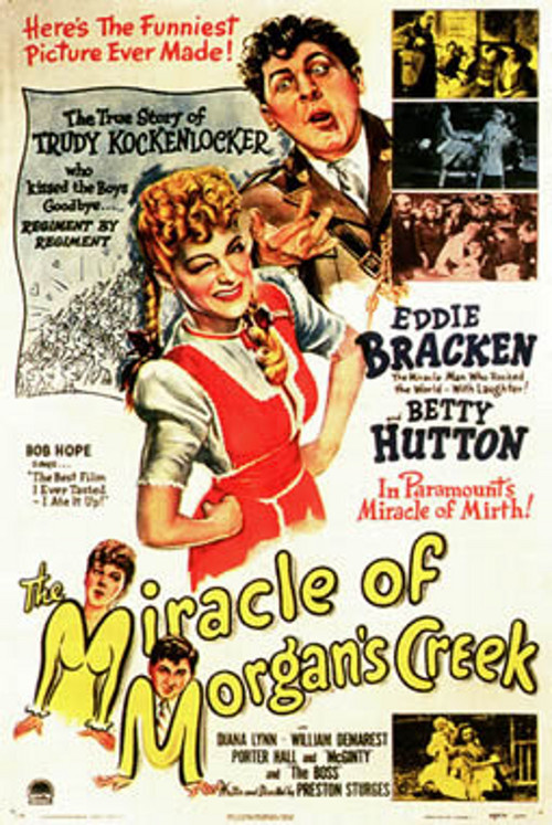 1944 The Miracle of Morgan's Creek movie poster