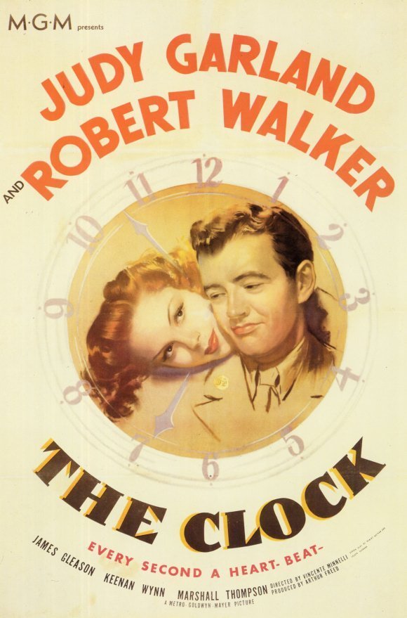 1945 The Clock movie poster