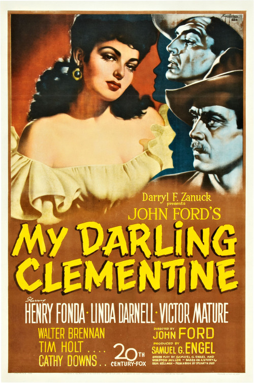 1946 My Darling Clementine movie poster