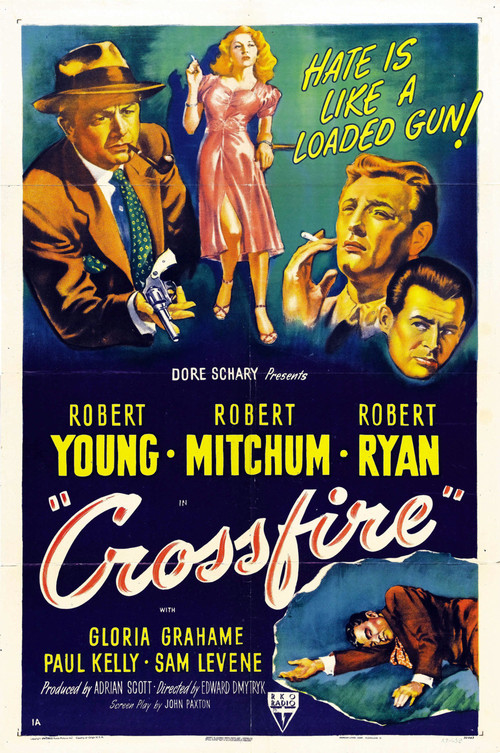 1947 Crossfire movie poster
