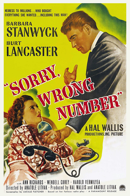 Sorry, Wrong Number Poster