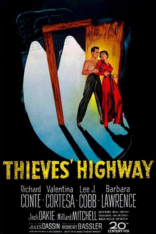 1949 Thieves' Highway movie poster