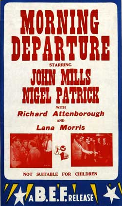 1950 Morning Departure movie poster