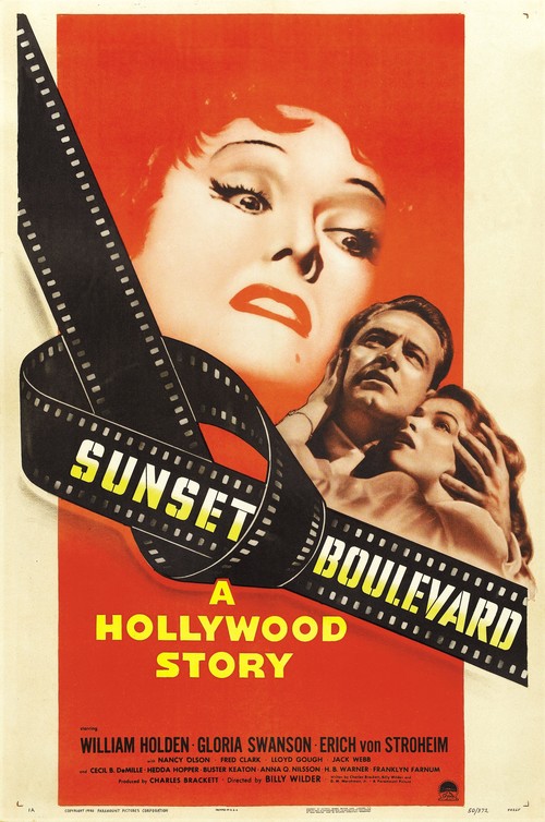 1950 Sunset Boulevard movie poster