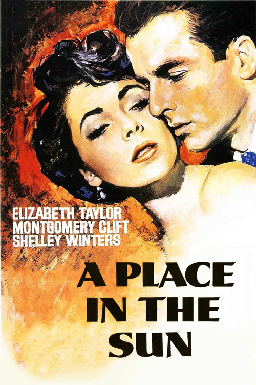 1951 A Place in the Sun movie poster
